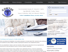 Tablet Screenshot of contaxcontabilidade.com.br